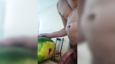 I fuck a watermelon imagining is your big ass