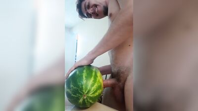 I fuck a watermelon imagining is your big ass