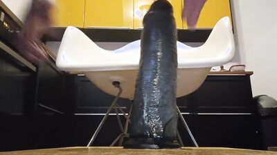 POUNDNG HARD ANAL WITH MY TOYS IN MY MANGINA WHICH I MADE MORE TIGHT WITH RUBBER BANDS