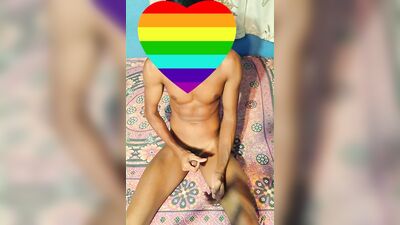 Skinny gay twink boy