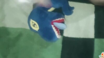 Blue dinosaur t-rex (60cm)
