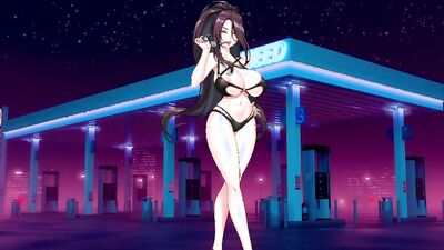 Anime Gas Station