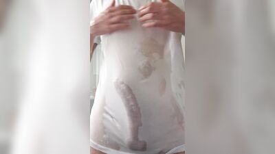 sexy guy intimate moaning - shower fun