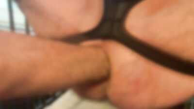 1of3 Great session with Hubby using my hole. Great feeling him rolling his hand in me.Nice punch fucks too