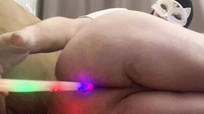 Anal Toying my Juicy Ass, Lightsaber up my butt. May the force be in my asshole