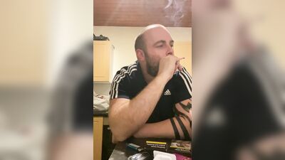 A fan requested me to smoke and eat