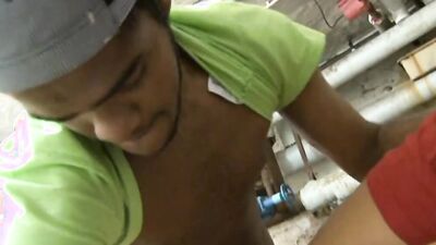 Blatino Guy Fuck Shy Skater in the Basement