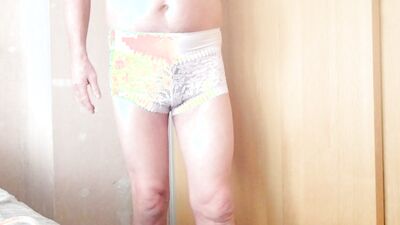 trying on my new underware