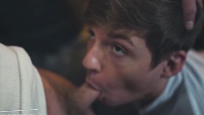 Bratty & Disrespectful Twink Taught Life Lessons From Hardened Mechanic - DisruptiveFilms