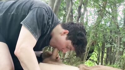 Big Cock Sucked by the Lake (full video)