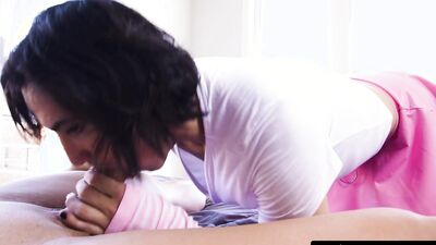 HETEROFLEXIBLE - Femboy Kayla La Soumise Gets Anal Creampied By Clark Delgaty For Chastity Cage Key