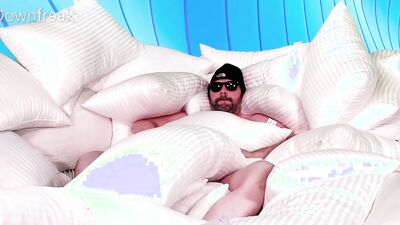Pillow Humping 40 Pillows in an Inflatable Pool