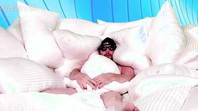 Pillow Humping 40 Pillows in an Inflatable Pool