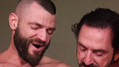Hunky men desperate for warm cock juice