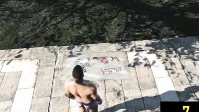 Hot neighbor has to stay overnight