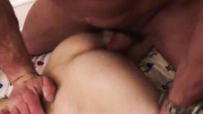 Disobedient Smoking stepson Takes stepdaddy's Hard Cock In His Mouth Instead