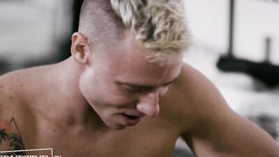 Military Jock Accepts Sexuality & Has Intense First Gay Experience with Bunkmate - Disruptive