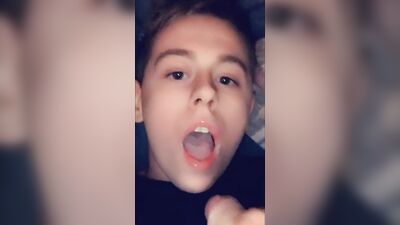 White Slutty Boi Self Facial Cumpilation 2