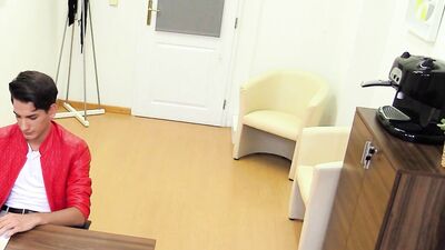 Soon To Be New Employee Gets His Virgin Asshole Pounded By Mr. Boss' Big Cock - BIGSTR