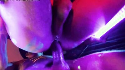 MEN - Theo Brady & Olivier Robert Dance Under The Neon Light Letting Their Horny Dicks Rub Each Other
