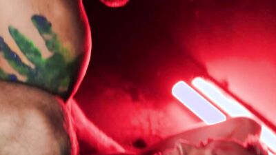 MEN - Theo Brady & Olivier Robert Dance Under The Neon Light Letting Their Horny Dicks Rub Each Other