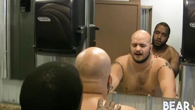 BEARFILMS Pierced Bear Nate Wolf Rides Hairy Tony Banks BBC