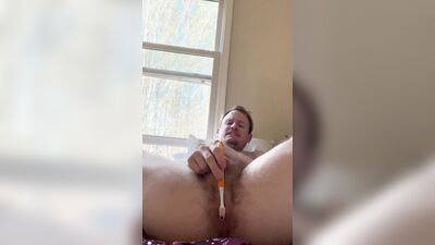 Verbal white jock beats off showing pink cock and butthole