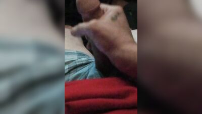 Nice Long One Jerking Thick White Cock