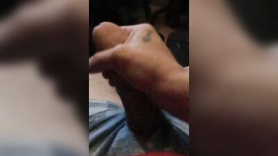 Nice Long One Jerking Thick White Cock