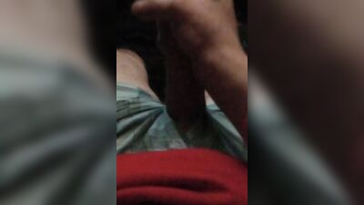 Nice Long One Jerking Thick White Cock