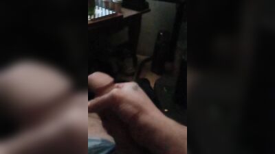 Nice Long One Jerking Thick White Cock