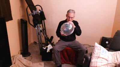 104) Two Balloons Tuf-Tex 24" & Qualatex 16" JO and Cum