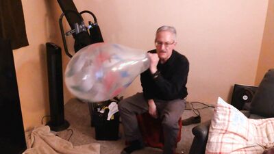 104) Two Balloons Tuf-Tex 24" & Qualatex 16" JO and Cum