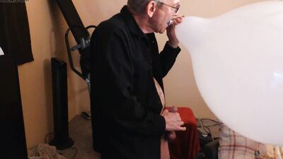 104) Two Balloons Tuf-Tex 24" & Qualatex 16" JO and Cum