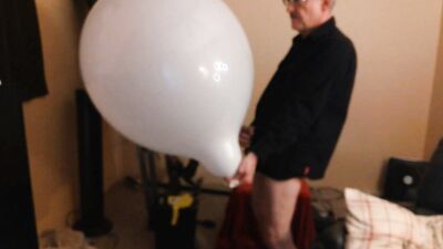104) Two Balloons Tuf-Tex 24" & Qualatex 16" JO and Cum