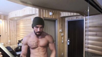 Muscle Hunk Zack Lemec Solo BTS