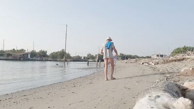 My funky day on the beach