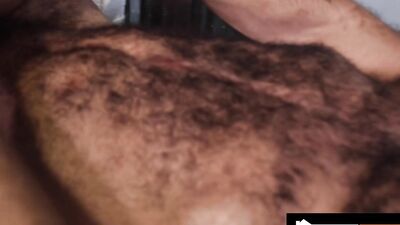 Hairy Bear Stepuncle Barebacks His Jock's Tight Tiny Ass
