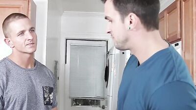 MEN - Landon Mycles Gives Up His Tight Ass To Phenix Saint’s Huge Dick For Remodeling His Kitchen