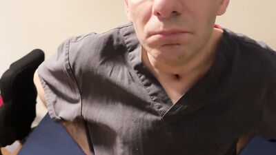 Feb 17 2023 - Enjoying some airlessness in my latex body sack using my leather belt