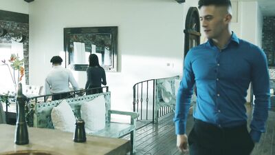 Hot Real Estate Agent Creampied By Client While Wife Waits Outside - Brock Johnsyn, Trevor Brooks