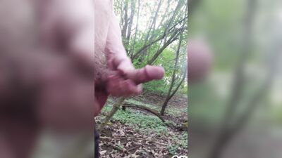 Horny on the fields - Playing with myself