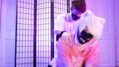 Bound Femboy gets his ass demolished by Twink
