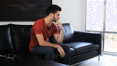 Hairy Hunk Couldn't Wait To Get A Fat Cock In His Ass