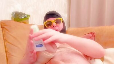 Hot play with my fuck toys, moaning loud, CIM and french kiss