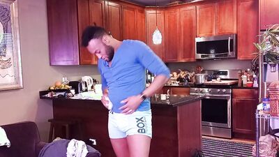 STRIPTEASE! Kennie Jai strips and cums for you!