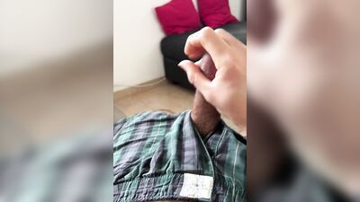 cuming while working from home