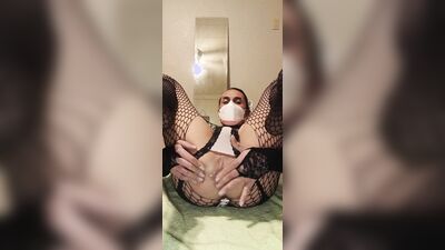Huge Pink Dildo Destroys my Bussy