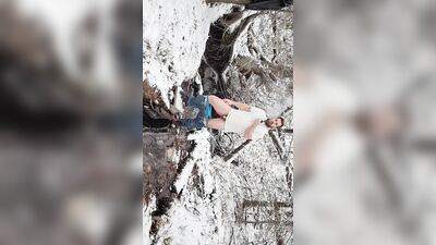 Outdoor Public Cum Daddy Smoke Tobacco