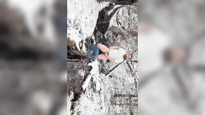 Outdoor Public Cum Daddy Smoke Tobacco
